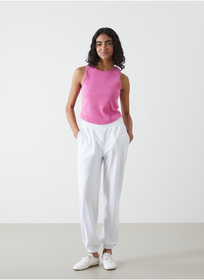 LC WAIKIKI - Crew Neck Textured Women's Tank Top - Image 1