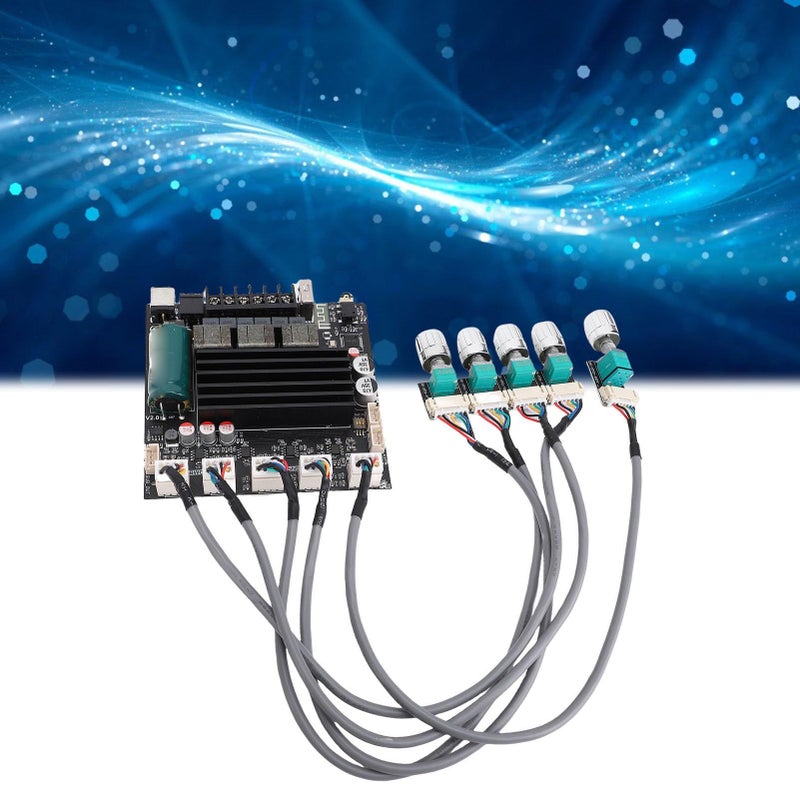 2 Channel Bluetooth Digital Amplifier Board 100W Power Amp Module TPA3221 Chip With Extension Cable For Home Theater Square And DIY Speakers - Image 4