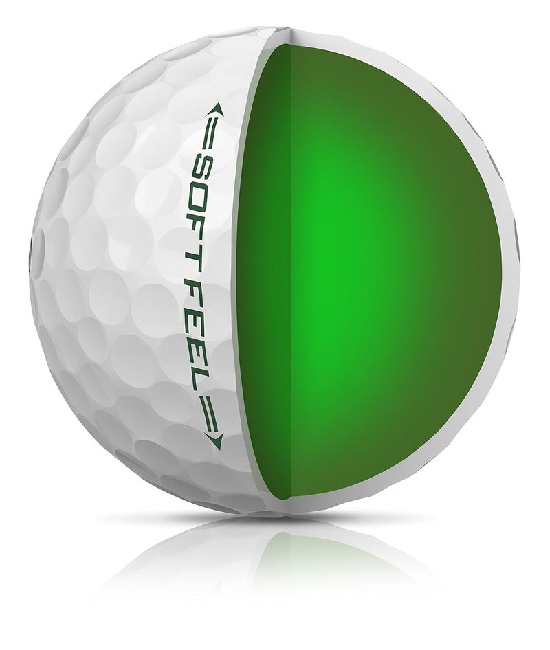 Srixon Soft Feel Golf Balls, White (One Dozen) - Image 3