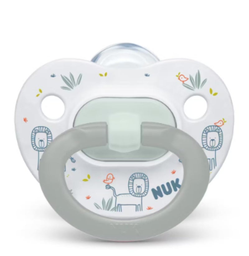 NUK Orthodontic Pacifiers, Boy, 0-6 Months, Blue (Pack of 2) - Image 2