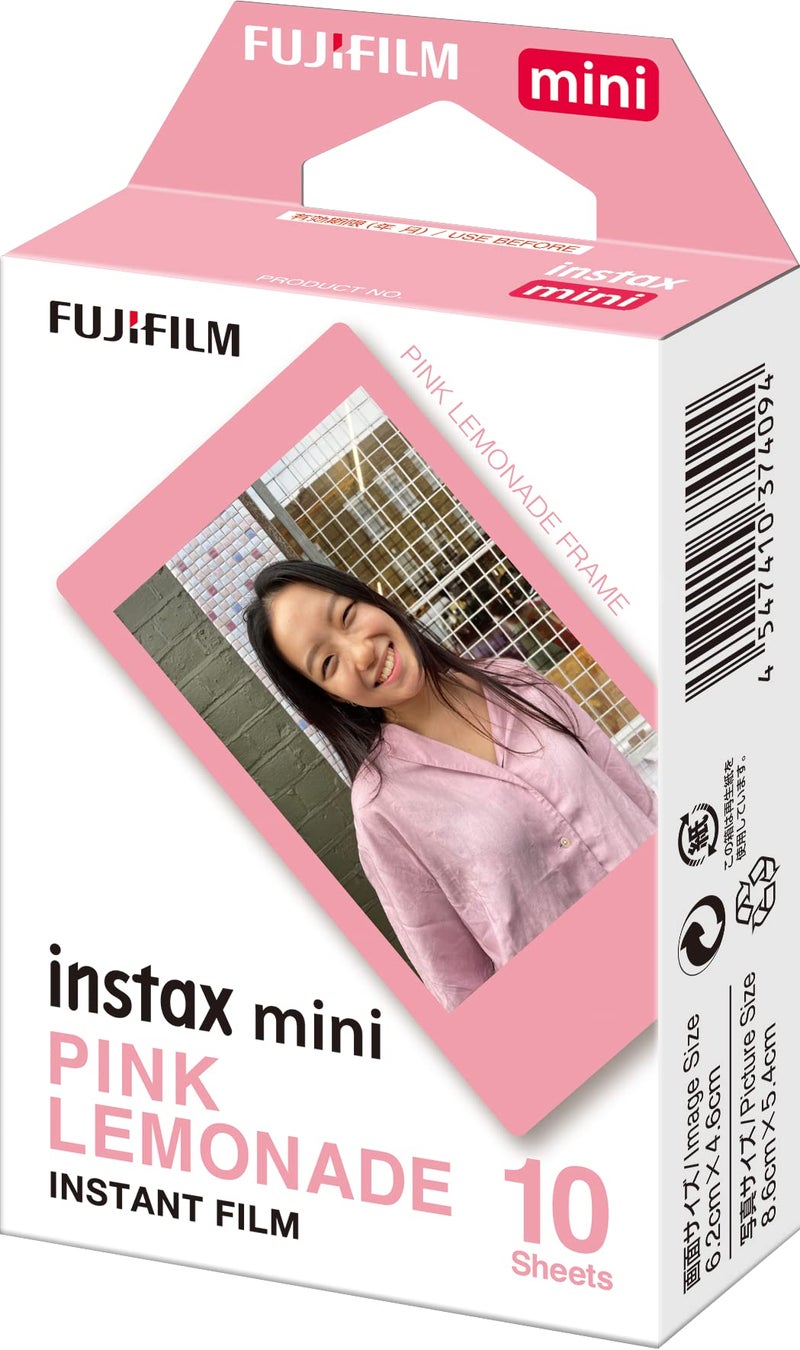 Instax FUJIFILM Instax Mini Pink Lemonade Film - 10 Exposures - Image 2