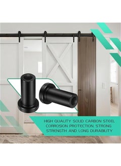 Arabest 10 Set Barn Door Spacers Kit Sliding Replacement Barn Door Rail Track Hardware Wall Spacers with Screws Lag Bolts Wall Anchor for Connecting Track Connection Device, Metal  - Image 3