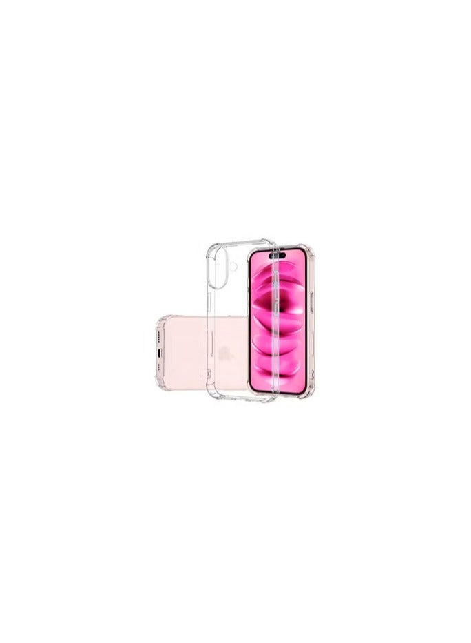کاتانس (لهاتف iPhone 16) قطعتان من جراب TPU وواقي شاشة، حماية عسكرية، مقاوم للاصفرار والخدوش، جراب هاتف ممتص للصدمات - Image 1