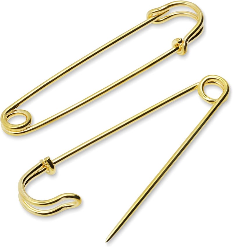 Dritz 62 Skirt/Kilt Pins - Brass Finish, 3-Inch (2-Count) - Image 2