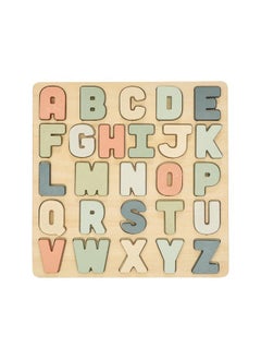 pearhead Wooden Alphabet Puzzle, Colorful Abc Letters, Interactive Learning Board Educational Montessori Toy, Baby And Toddler Ages 1+ Years  - Image 1