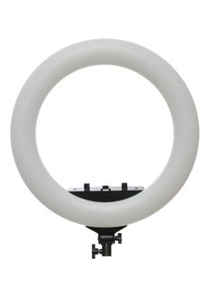 التخطيط Plocama Live-R45 LED ضوء حلقي ناعم مع حامل ثلاثي القوائم | برو 3 أوضاع ألوان (أبيض، دافئ، بارد) | منافذ شحن USB مزدوجة | جهاز التحكم عن بعد متضمن | دوران 360 درجة | قطر 17.72 بوصة | حامل ثلاثي القوائم قابل للتعديل | مثالي للتصوير الفوتوغرافي والمكياج والبث المباشر ومكالمات الفيديو  - Image 3