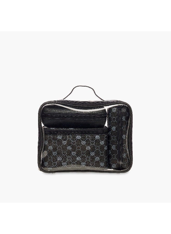 LIFESTYLE 4-Piece Cosmetic Pouch Set for Women - Image 2