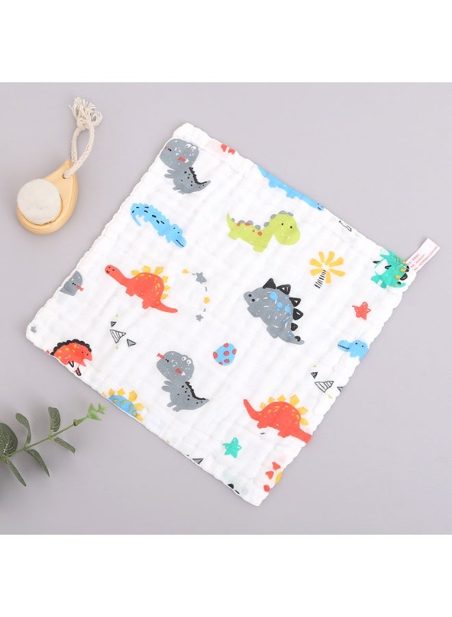 Baby's Cotton Muslin Reusable Wash Cloth (Pack of 10,30 x 30cm) - Image 3