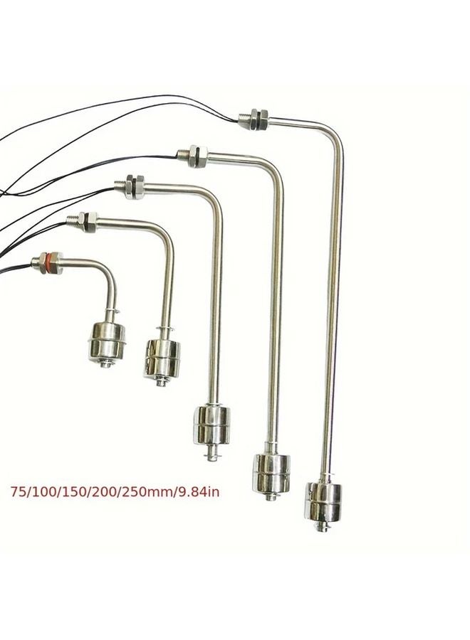 200mm Stainless Steel Ball Float Valve Side Mount 3 Way Shut Off Corrosion Resistant Flow Control - Image 2