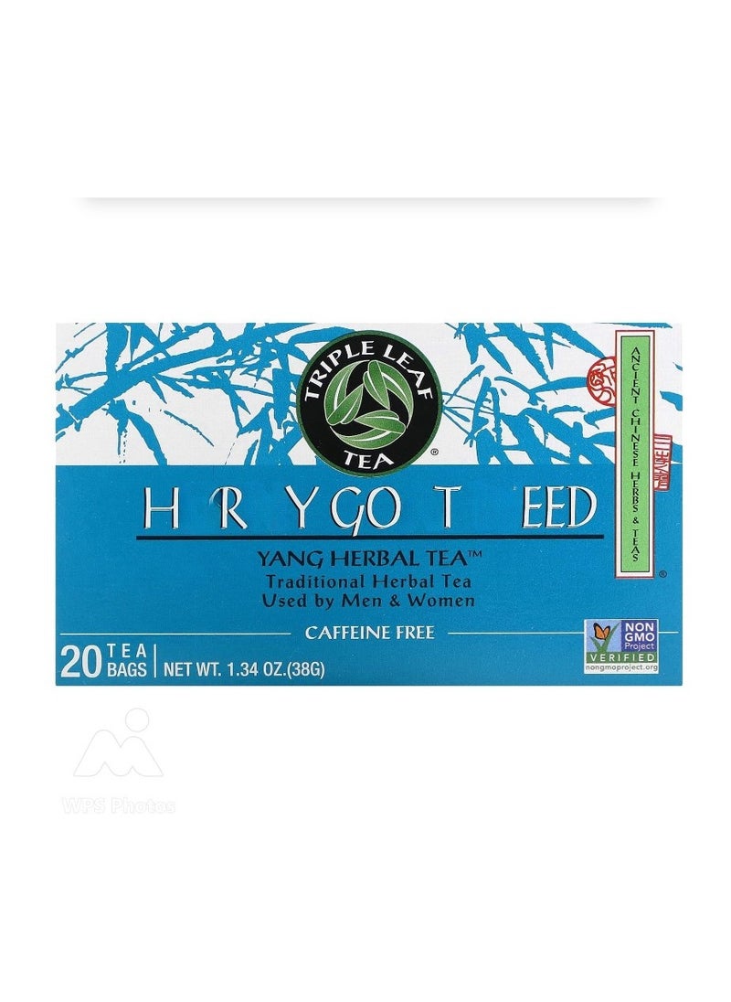 Triple Leaf Tea Goat Caffeine Free 20 Tea Bags 1.34 Oz 38 G 