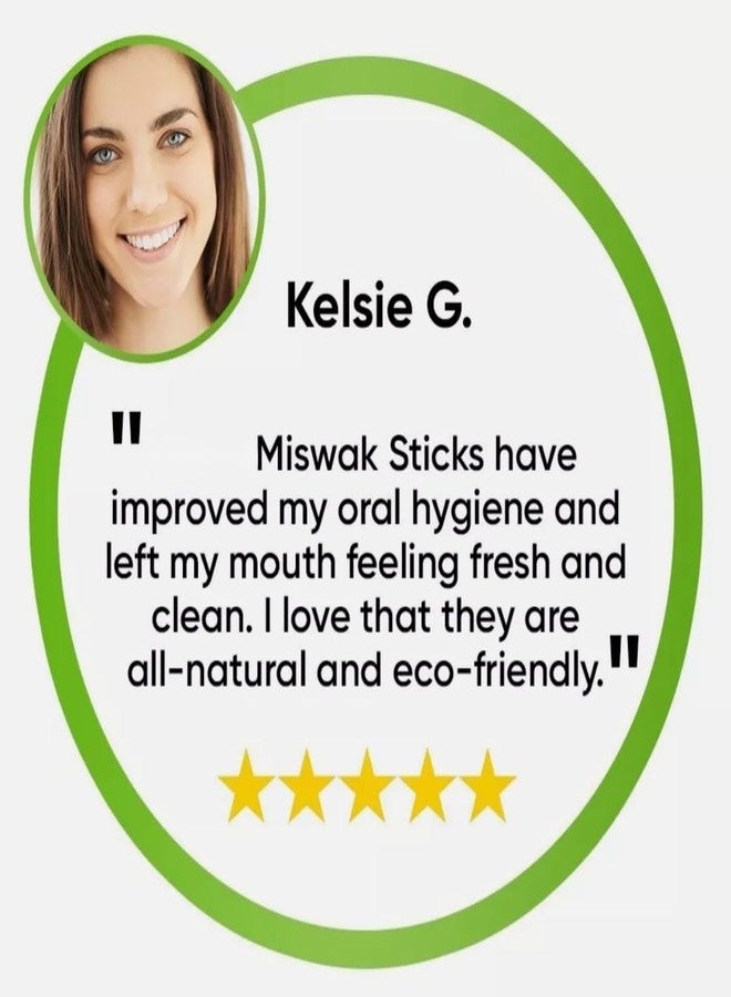Natural 100% Original Miswak Stick | Herbal Toothbrush Alternative | Traditional Oral Care for Healthy Gums & Fresh Breath | Peelu siwak Sewak Arak Manual Toothbrush Sticks | Pack of 12 Sticks - Image 3