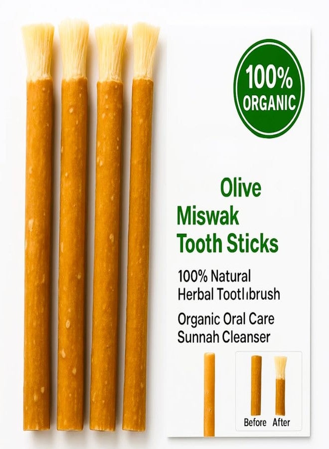 Natural 100% Original Miswak Stick | Herbal Toothbrush Alternative | Traditional Oral Care for Healthy Gums & Fresh Breath | Peelu siwak Sewak Arak Manual Toothbrush Sticks | Pack of 12 Sticks - Image 2
