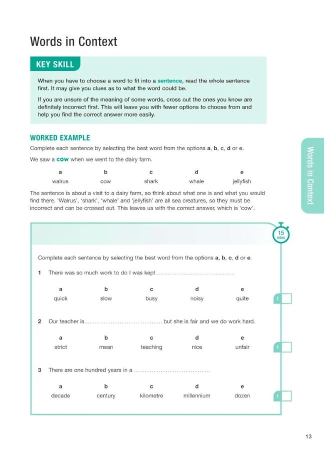 Bond 11+: Bond 11+ CEM English & Verbal Reasoning Assessment Papers 8-9 Years  - Image 3