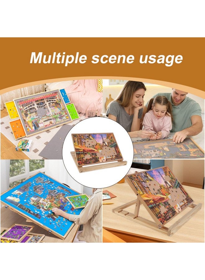 SoeKoa Puzzle Board Stand, Puzzle Board Stand for Tely,Puzzle Holder Board Portable, Puzzle Holder Board Can Stand, High Tilt Angles with 3 Adjustable High and Low Tilt Angle18.89x 13.38(Only Stand) - Image 5