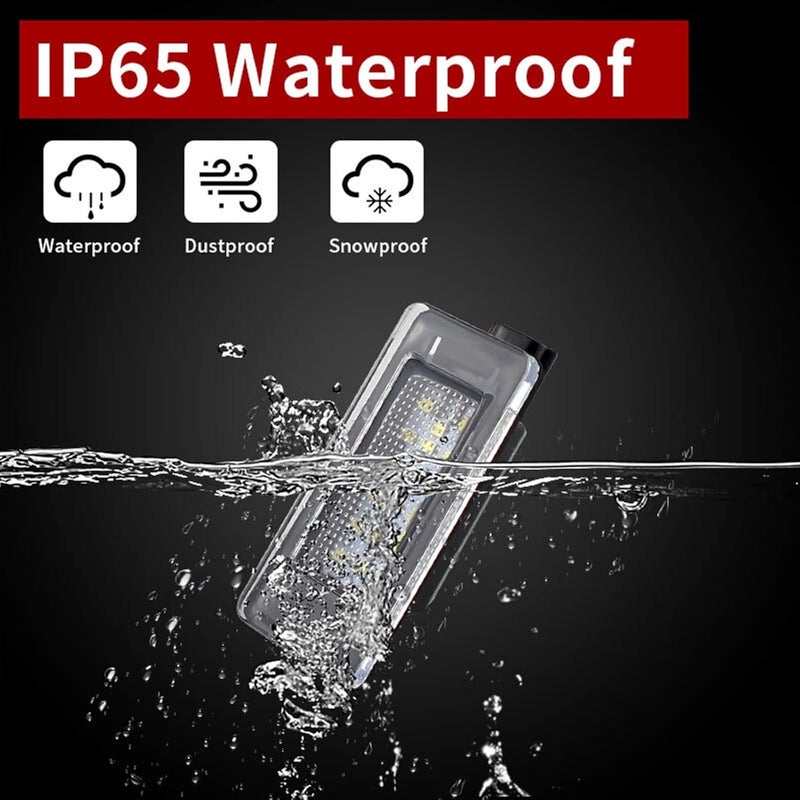 QASULER 2Pcs 12V White LED License Plate Lights - Image 4