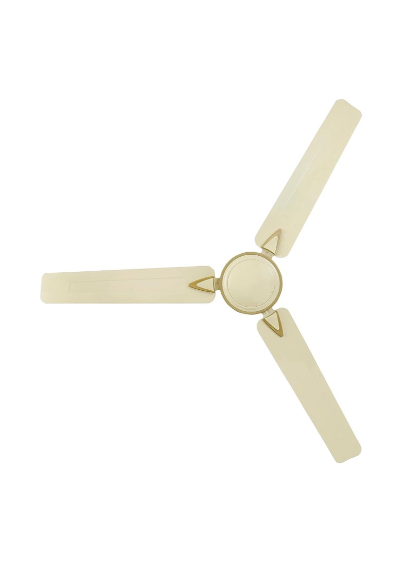 Reef REEF Arrow Indoor Ceiling Fan – Ivory & Gold Finish | Modern 3-Blade Design | Quiet Operation & Energy Efficient | Ideal for Living Rooms, Bedrooms, Dining Rooms, and Kitchens  - Image 1