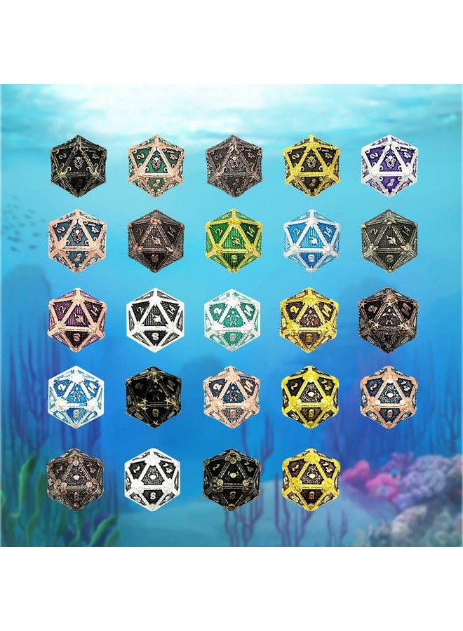 Norse Foundry Mystery Sea Life D20 Series: D20 Die For Rpg, Dnd, Pathfinder-Premium Craftsmanship, 25Mm Intricate Metal Stylish Design  - Image 2