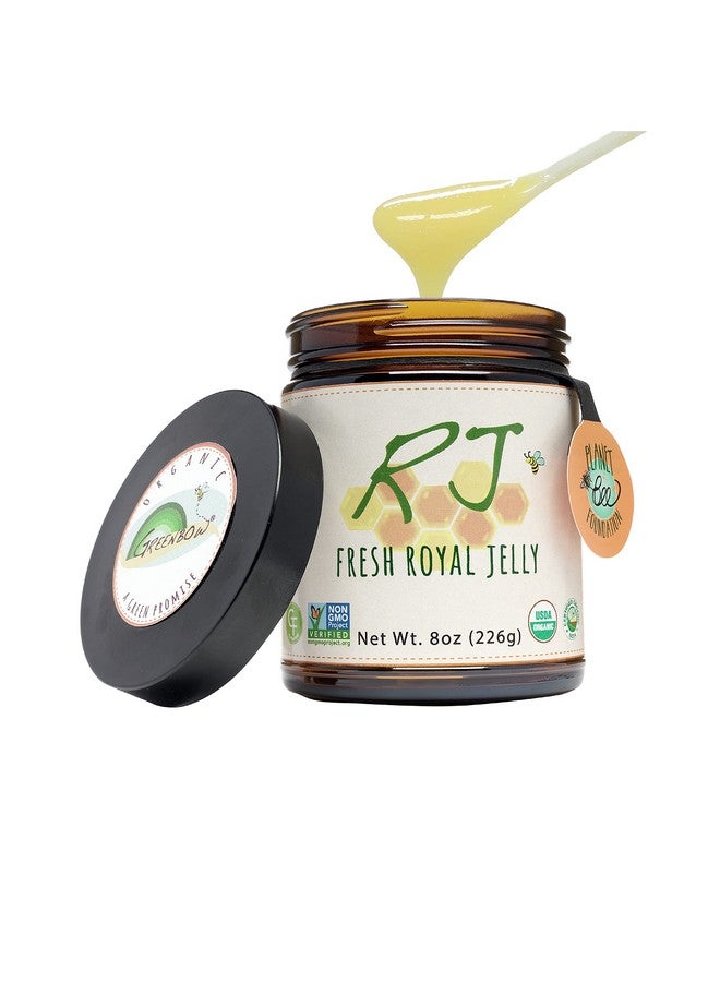 greenbow جيل الملكي العضوي الطازج من غرينبو - 100% معتمد من وزارة الزراعة الأمريكية، غير معدّل وراثيًا، حلال، نقي، خالي من الغلوتين - واحد من أكثر المنتجات الغنية بالعناصر الغذائية - (226غ) - Image 1