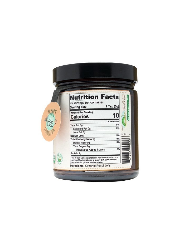 greenbow جيل الملكي العضوي الطازج من غرينبو - 100% معتمد من وزارة الزراعة الأمريكية، غير معدّل وراثيًا، حلال، نقي، خالي من الغلوتين - واحد من أكثر المنتجات الغنية بالعناصر الغذائية - (226غ) - Image 3