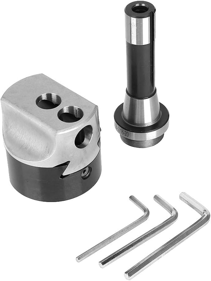 R8 Shank Boring Head 3 4 Inch Adjustable Precision Tool for Wood Metalworking Lathes with 3 Wrenches - Image 2