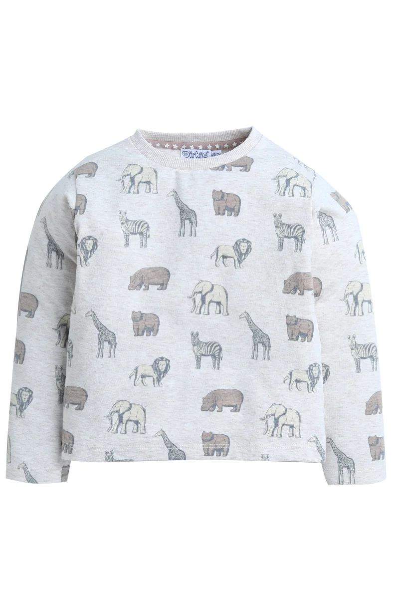 Dirkje Dirkje 3-Piece Boys Animal Print Jacket Set - 12M to 4Y