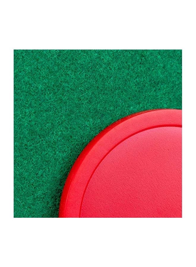 مجموعة واحدة من ادوات الهوكي الهوائي الصغيرة من مقابض الهوكي الهوائي، مقابض مرمى رائعة، ملحقات بديلة - 2 اداة دفع للهوكي الهوائي باللون الاحمر و4 كرات حمراء - Image 4