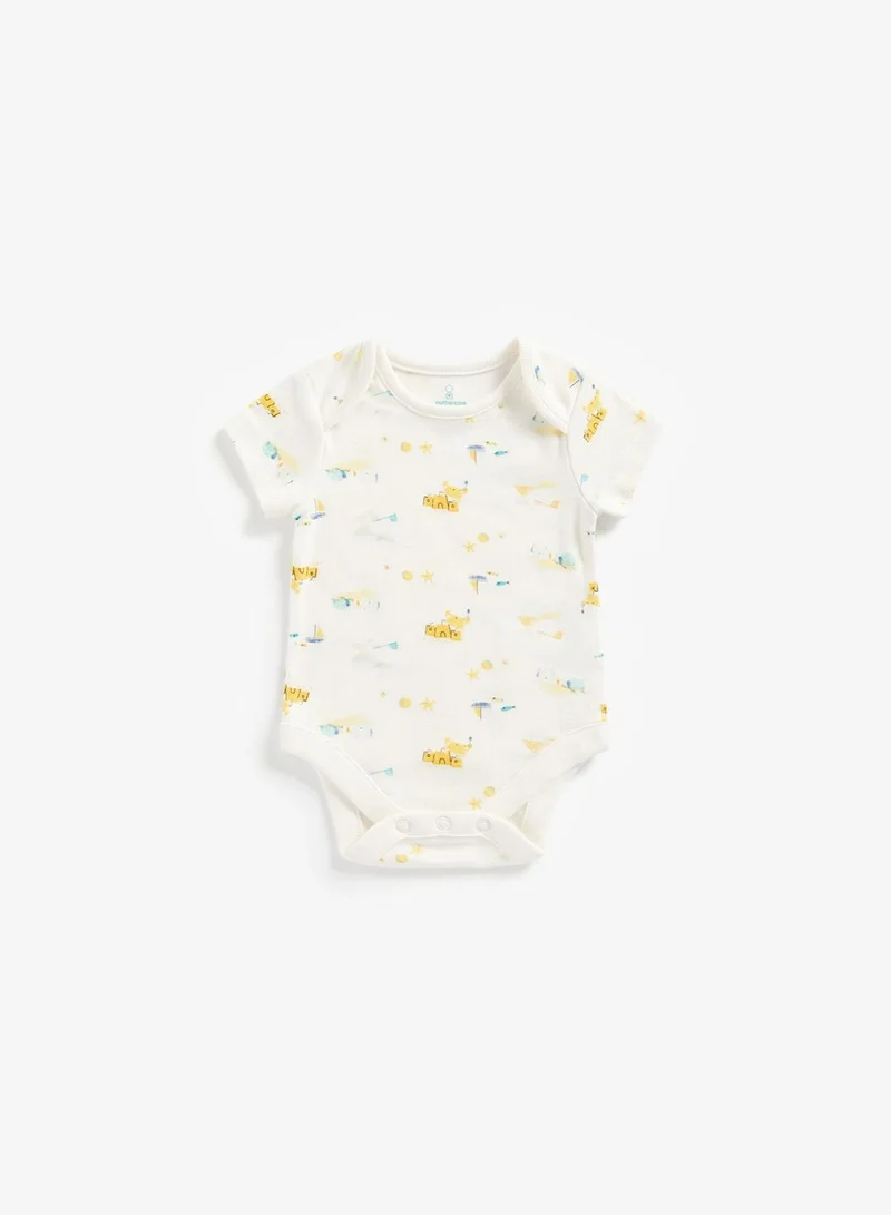 mothercare Infant 3 Pack Assorted Bodysuit