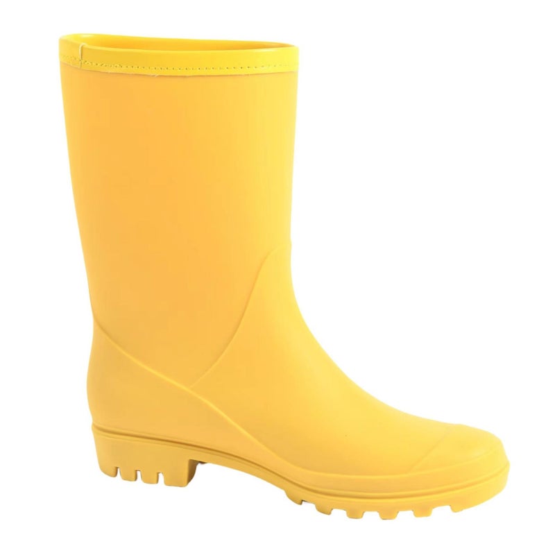 Fubotao Women's Mid Calf Rain Boots Waterproof Fashion Garden Shoes Anti-slipping Rainboots For Women Comfortable Insole Light Rain Shoes - Image 3