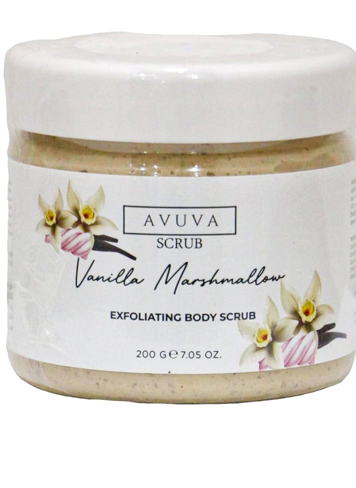 Avuva AVUVA Body Scrub Vanilla Marshmallow 200Gm  - Image 1