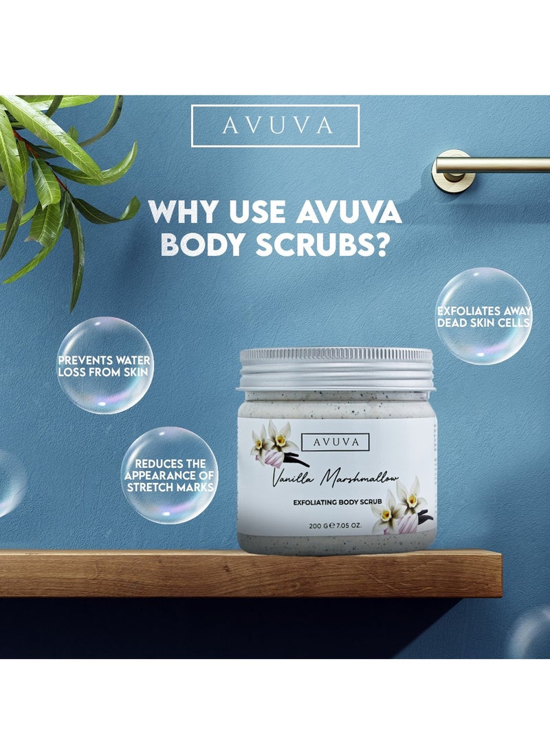 Avuva AVUVA Body Scrub Vanilla Marshmallow 200Gm  - Image 3