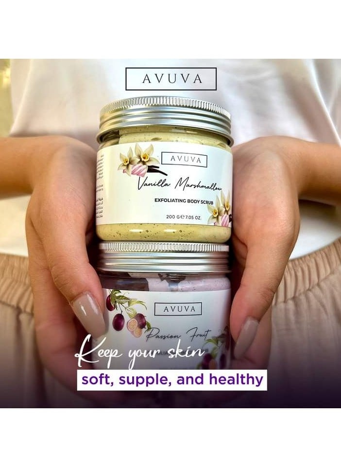 Avuva AVUVA Body Scrub Vanilla Marshmallow 200Gm  - Image 5