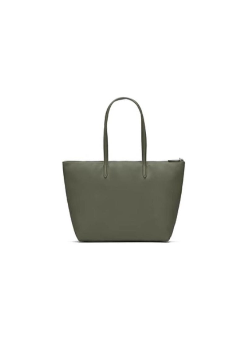 لاكوست حقيبة لاكوست حقائب حمل كبيرة خضراء للنساء حقيبة كتف للنساء حقيبة لاكوست كروس بودي - Image 3