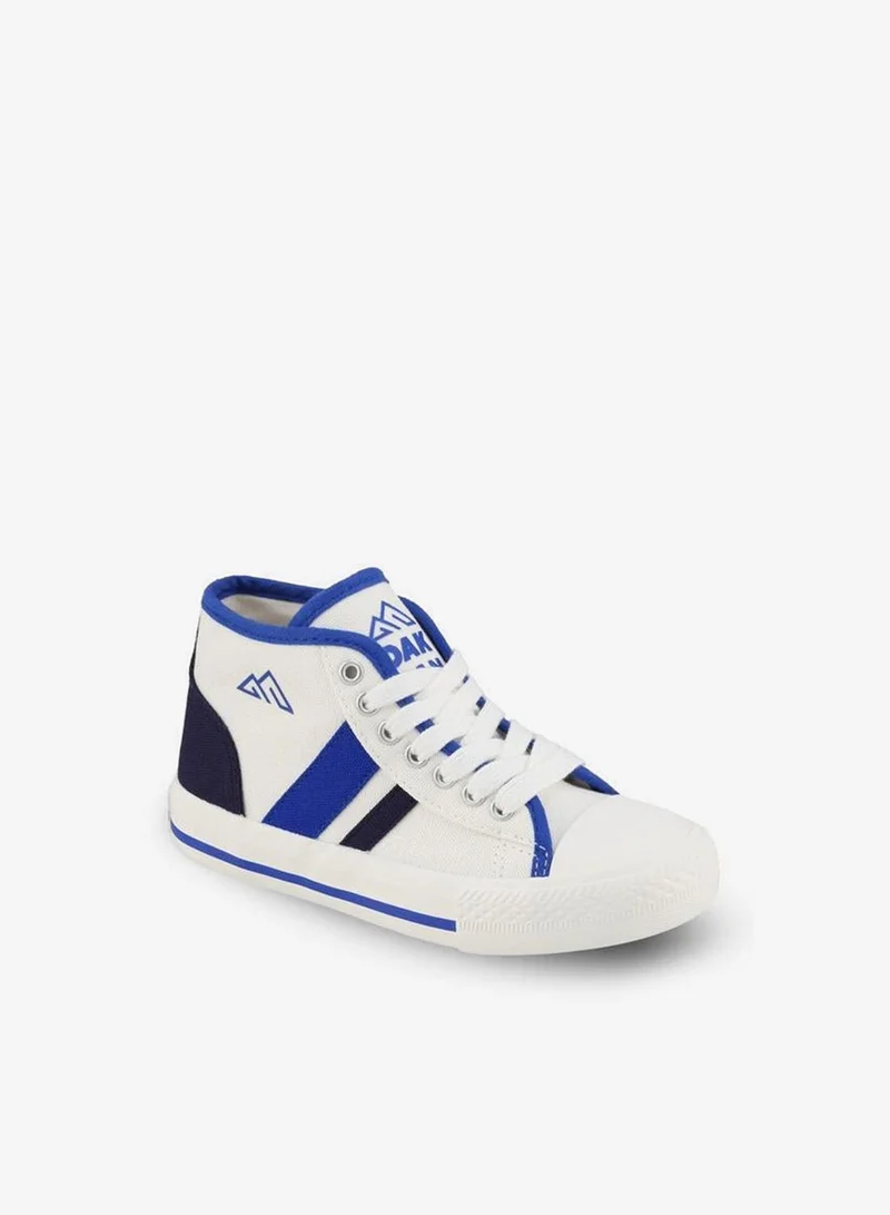شو اكسبرس Boys Colourblock Lace-Up Ankle Sneakers