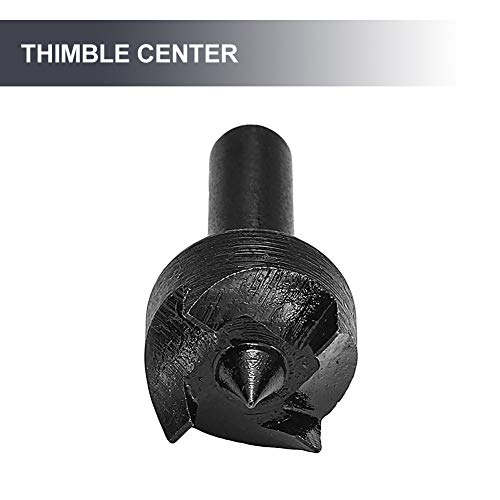 Tookie Thimble Drill Bit Live Center, Durable Drill Chuck Universal Thimble Center, Mini Lathe Machine Drill Chuck,Wood Lathe Turning Spur Cup Center for Small Lathe Machine - Image 4