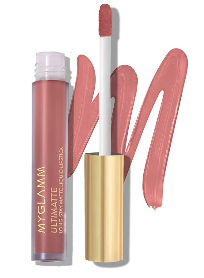 MyGlamm Ultimatte Long Stay Matte Liquid Lipstick Mocha Icon - Image 1