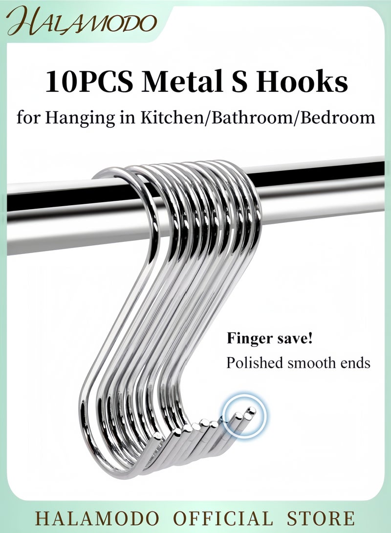 هالامودو 10 قطع دائرية فضية، 10×8.4 سم - Image 1