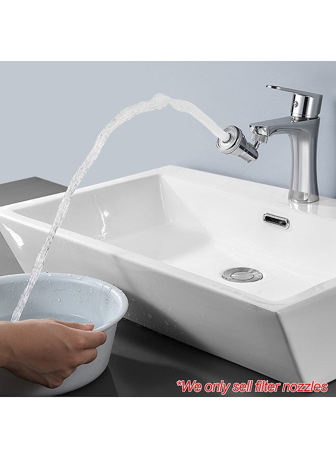 Universal 720° rotatable Faucet  filter nozzle for replacing kitchen Bathroom shower and water saving faucet，2 Modes Adjustment  - Image 3