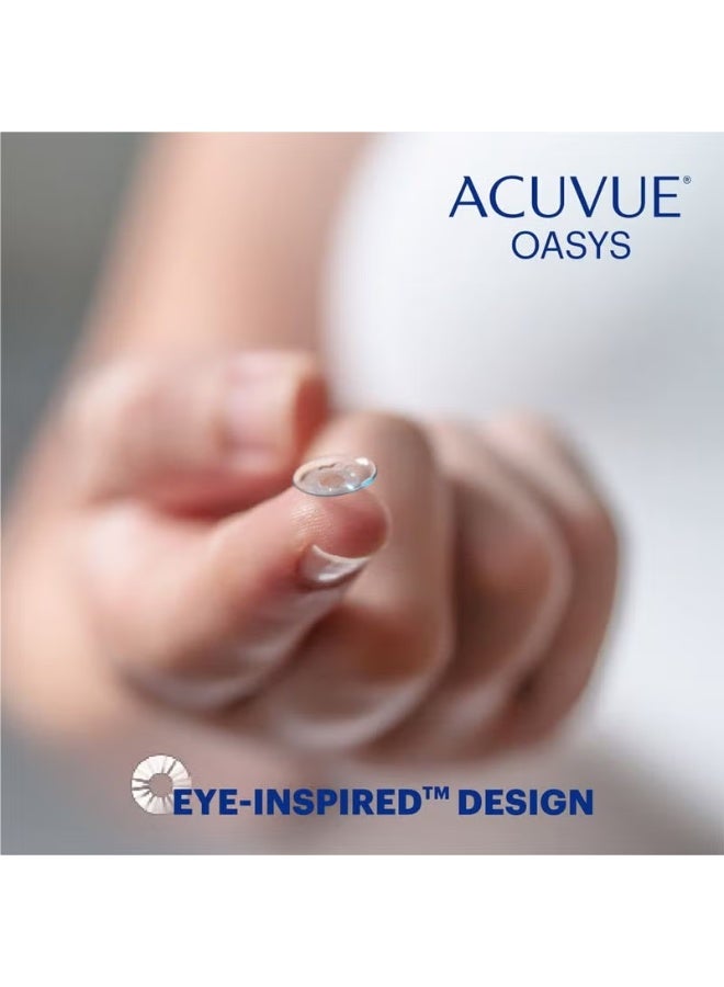 Acuvue Oasis (5.25-) lenses with HydraClear Plus, pack of 6 prescription lenses - Image 3
