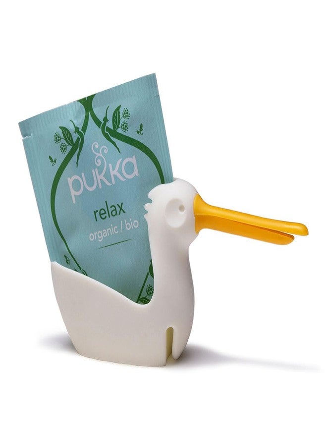 Peleg Design Pelicup: Tea Bag Holder - Fun Pelican-Shaped Silicone Tea Bag Holder for Cup w/Tea Bag Rest, 2.3x4.3x1.2 in, Cute Tea Accessories for Tea Lovers - Image 4