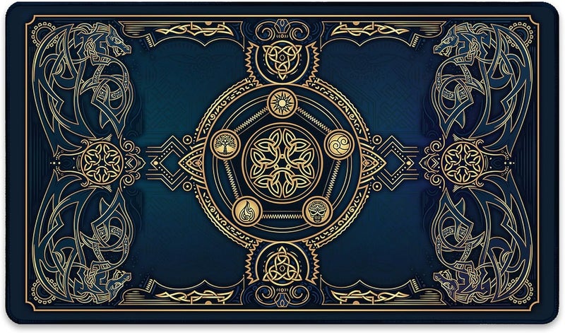 Paramint Royal Dragon Blast (Stitched) - MTG Playmat - Compatible with Magic The Gathering Playmat - Play MTG, YuGiOh, TCG - Original Play Mat Art Designs & Accessories - Image 2