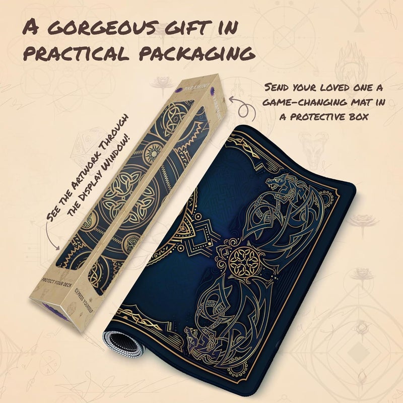 Paramint Royal Dragon Blast (Stitched) - MTG Playmat - Compatible with Magic The Gathering Playmat - Play MTG, YuGiOh, TCG - Original Play Mat Art Designs & Accessories - Image 5