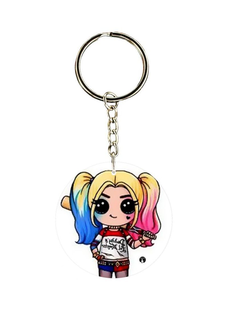 Cartoon Printed Keychain