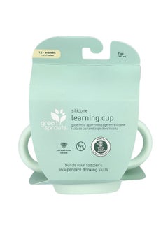 green sprouts Green Sprouts, Silicone Learning Cup, 12+ Months, Light Sage, 7 oz (207 ml)  - Image 1