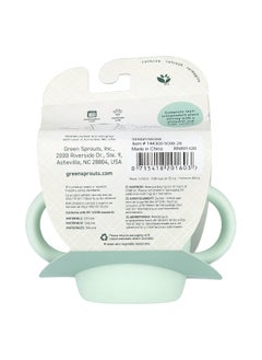 green sprouts Green Sprouts, Silicone Learning Cup, 12+ Months, Light Sage, 7 oz (207 ml)  - Image 2
