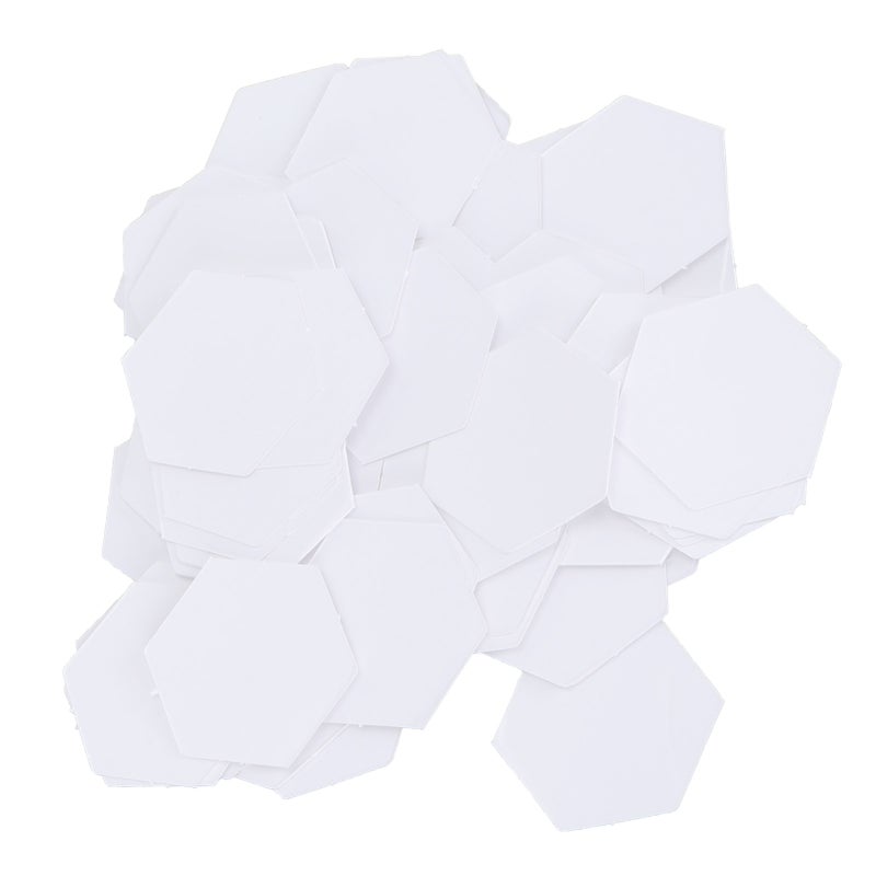 100Pcs PatchWork Template Hex Paper Modelboard Quilting Sewing Craft DIY Stitching Tool(16mm  Hex ) - Image 1