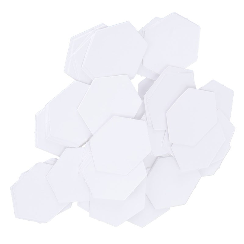 100Pcs PatchWork Template Hex Paper Modelboard Quilting Sewing Craft DIY Stitching Tool(16mm  Hex ) - Image 2