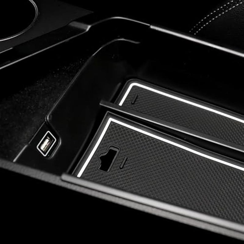 Yurefax Car Center Console Storage Box Organizer for Genesis G70 - Image 2