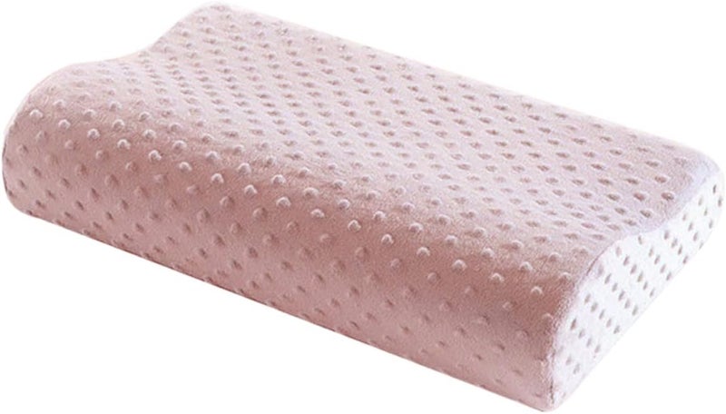 klarako Cotton Pink Interior Memory Pillow Health Cushion Care - Image 1