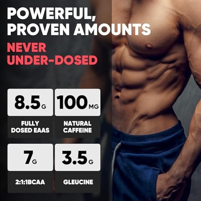 Venture Pal Amino Energy Pre-Workout Powder with BCAA, Watermelon Flavor, 30 Servings - Image 3