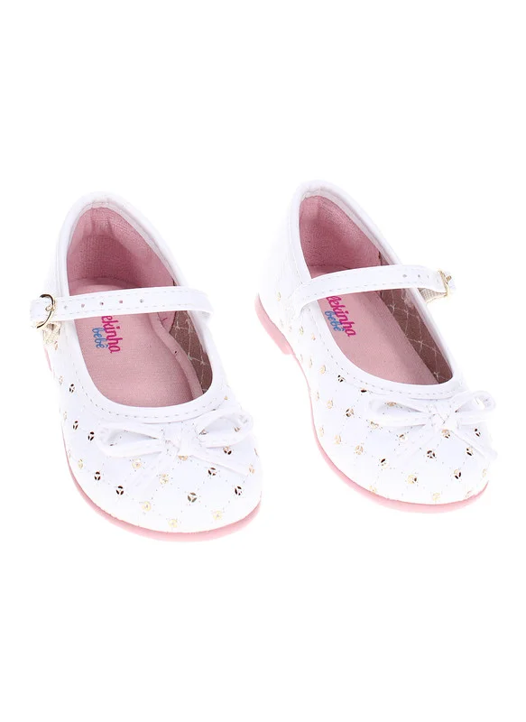 MOLEKINHA Molekinha Infant Girls Ballerinas White | Made In Brazil